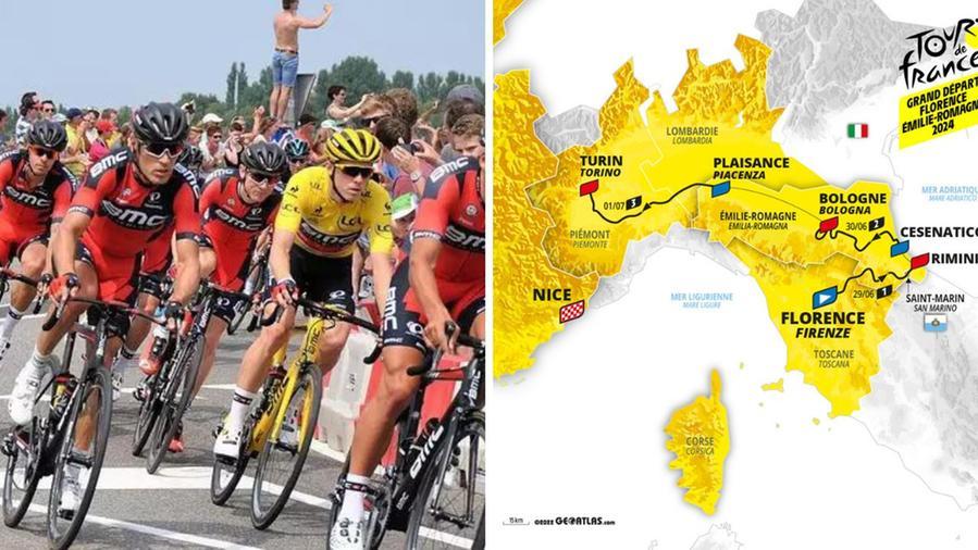 Tour de France nel 2024 partirà da Firenze, tre tappe in Italia